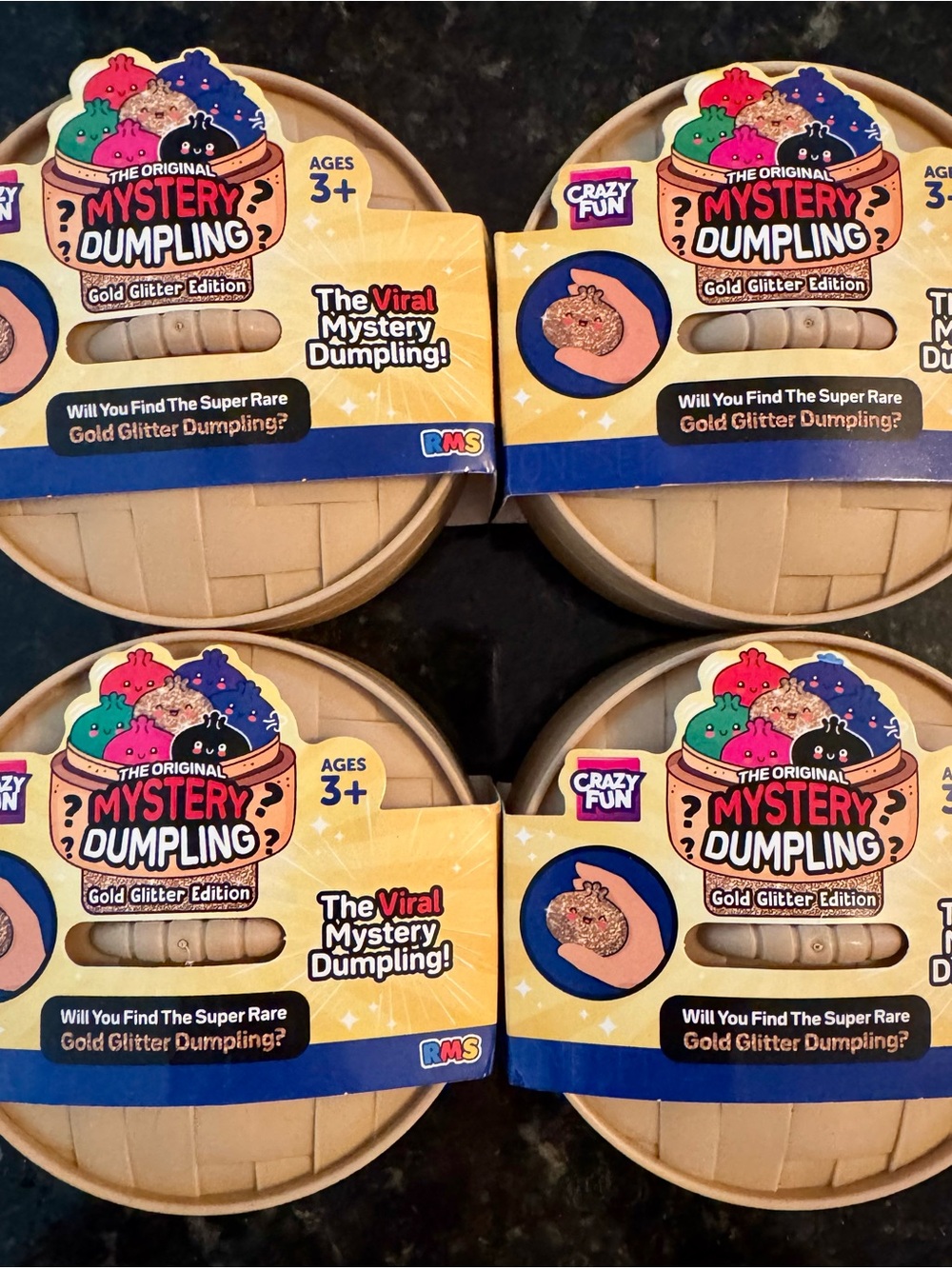 Mystery Dumpling Gold Glitter Edition - Assorted Colors